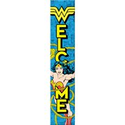 Wonder Woman Welcome Porch Sign