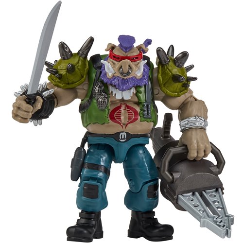 TMNT x G.I. Joe Bebop Dreadknocker Action Figure