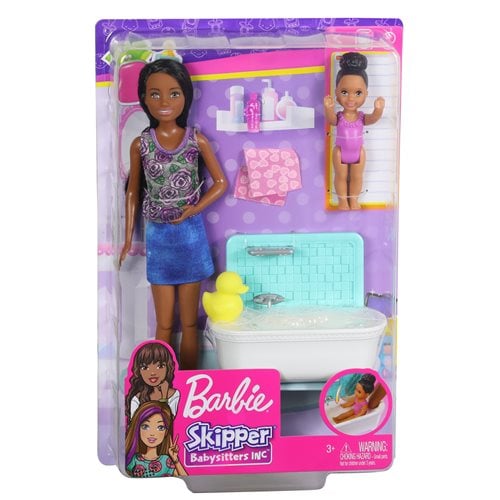 Barbie Skipper Babysitters Inc Doll with Brunette Hair and Playset