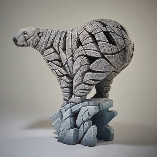 Edge Sculpture Polar Bear Figure by Matt Buckley Statue