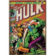 Marvel The Hulk vs. Wolverine Wood Wall Plaque