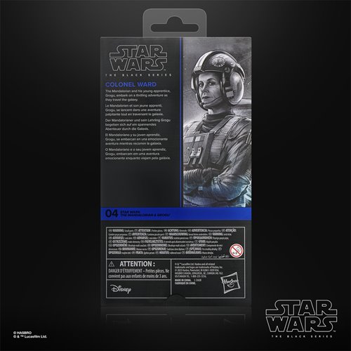 Star Wars The Black Series The Mandalorian & Grogu Colonal Ward 6-Inch Action Figure