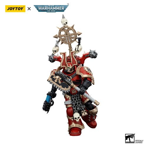Joy Toy Warhammer 40,000 World Eaters Khorne Berzerker Eviscerator Chainsword 1:18 Scale Action Figu