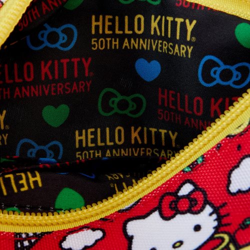 Hello Kitty 50th Anniversary Classic Kitty Pouch Wristlet