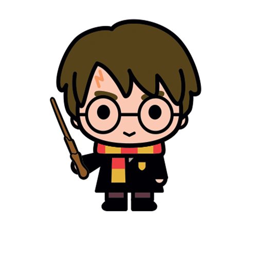 Harry Potter with Wand Charm Mega Magnet