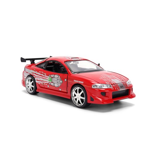 Fast and the Furious Brian's Mitsubishi Eclipse Toyo Tires 1:24 Scale Die-Cast Metal Vehicle