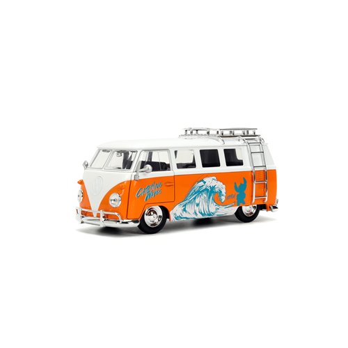 Hollywood Rides Lilo & Stitch 1961 Volkswagen Bus 1:24 Scale Die-Cast Metal Vehicle with Stitch Figu