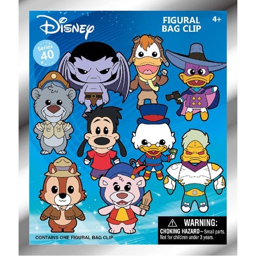 Disney 90s Cartoons Series 40 3D Foam Bag Clip Random 6-Pack