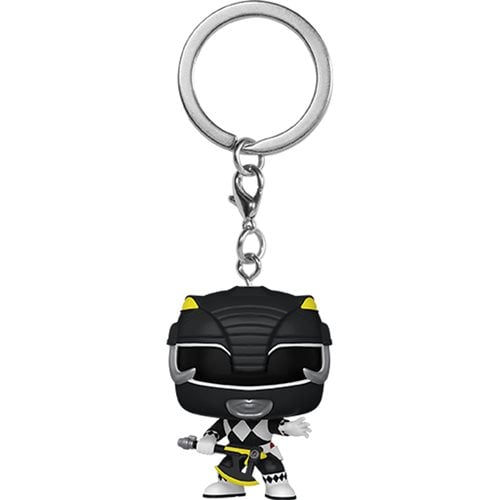 Mighty Morphin Power Rangers 30th Anniversary Black Ranger Funko Pocket Pop! Key Chain