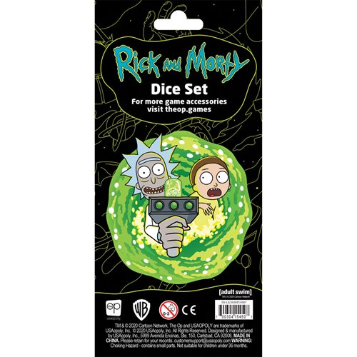Rick and Morty Dice Set Game