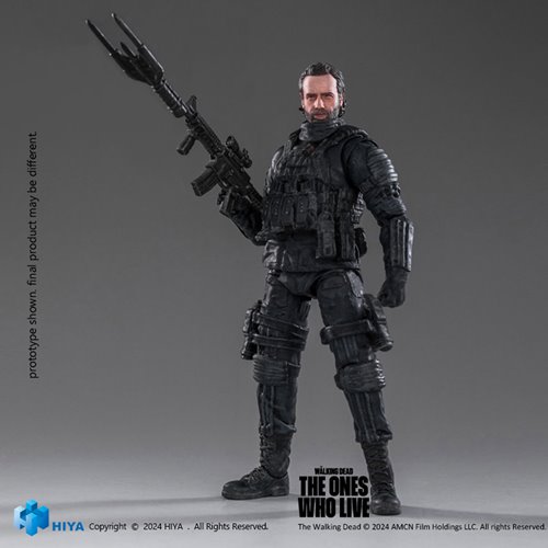 The Walking Dead Ones Who Lived Rick Grimes Exquisite Mini 1:18 Scale Action Figure - Previews Exclu