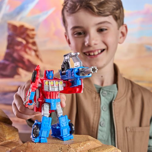 Transformers Cyberworld Offroad Optimus Prime Cyber Changers 4-Inch Action Figure
