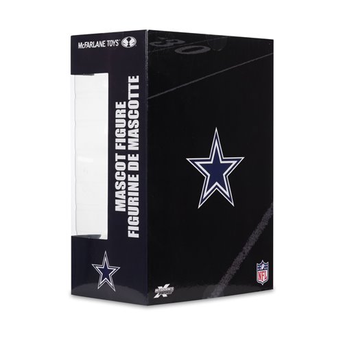 NFL SportsPicks Dallas Cowboys Rowdy Mascot 8-Inch Posed Figure