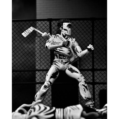 Teenage Mutant Ninja Turtles Mirage Comics Casey Jones Black & White Variant 7-Inch Scale Action Fig