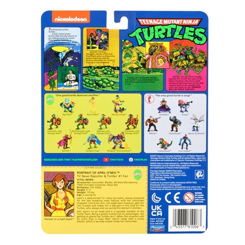 Teenage Mutant Ninja Turtles Original Classic Wave 3 Basic Action Figure Case of 6