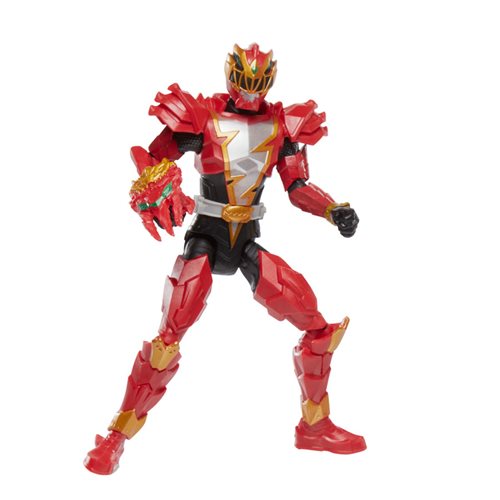 Power Rangers Dino Fury Dino Knight Red Ranger 6-Inch Action Figure