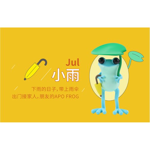 Apo Frogs 12 Months Blind Box Vinyl Figure Case of 12