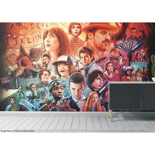 Stranger Things Peel and Stick Wall Mural