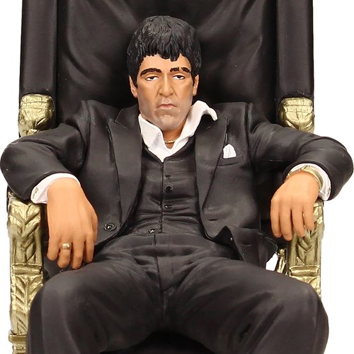 Scarface Tony Montana on the Throne Movie Icons 7-Inch Statue