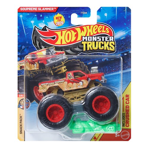 Hot Wheels Monster Trucks 1:64 Scale Vehicle 2026 Mix 3 Case of 8
