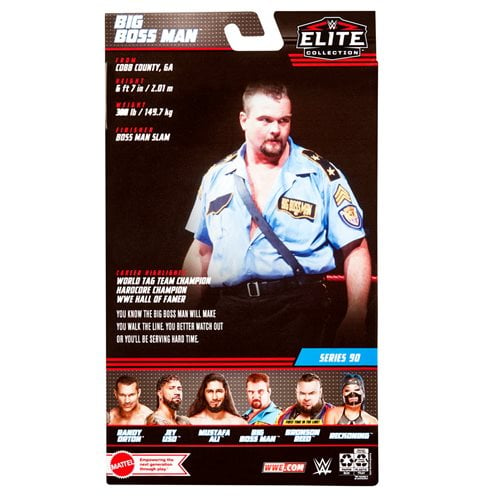 WWE Elite Collection Series 90 Big Boss Man Action Figure