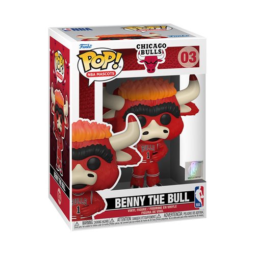 NBA Mascots Chicago Benny the Bull Pop! Vinyl Figure