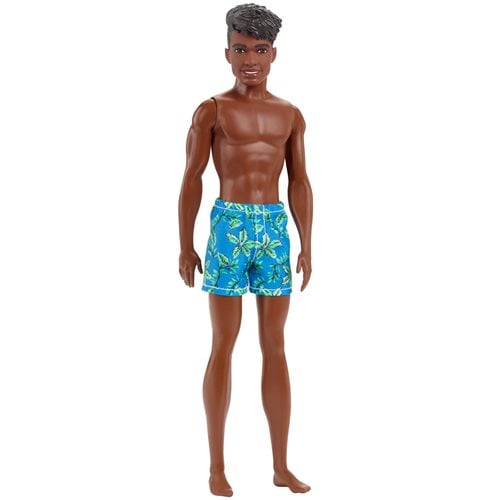Barbie Ken Beach Doll with Tropical Shorts