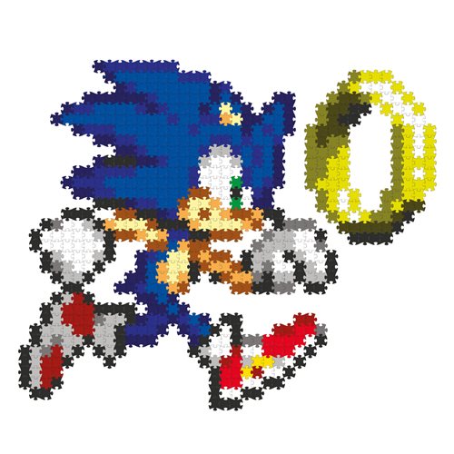 Sonic the Hedgehog and Ring Jixelz Remix 700-Piece Puzzle