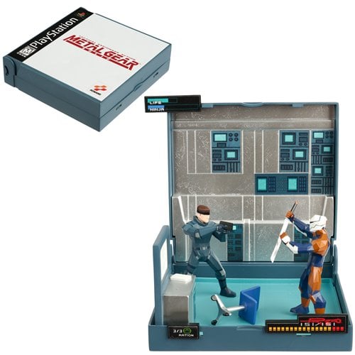 Console Heroes Sony PlayStation Metal Gear Solid Diorama Playset