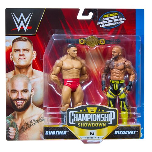 WWE Championship Showdown Series 13 Ricochet & Gunther Action Figure 2-Pack