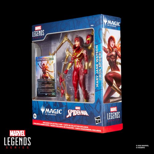Spider-Man Marvel Legends Magic: The Gathering Mary Jane Watson (Iron Spider) 6-Inch Action Figure a