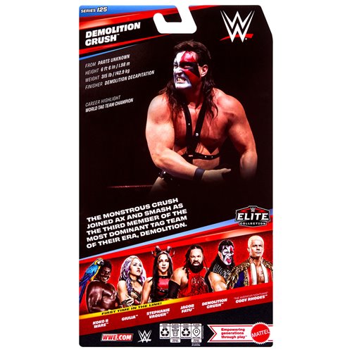 WWE Elite Collection Series 125 Demolition Crush Action Figure