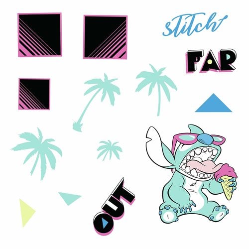 Disney Stitch Far Out Peel and Stick Wall Decals