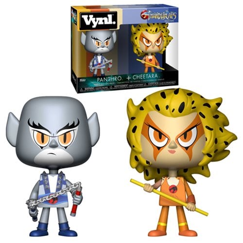 Thundercats Panthro and Cheetara Vynl. Figure 2-Pack
