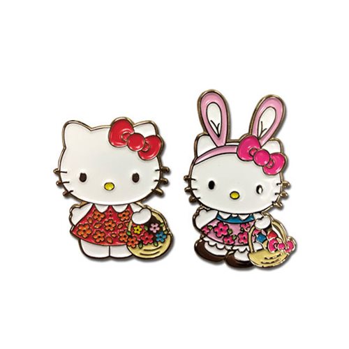 Hello Kitty 2017 Easter Set B Enamel Pin Set