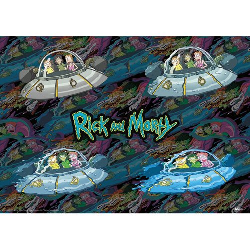 Rick and Morty Ship Melt MightyPrint Wall Art Print