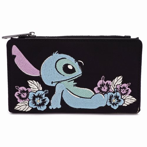 Lilo & Stitch Tropical Stitch Print Flap Wallet
