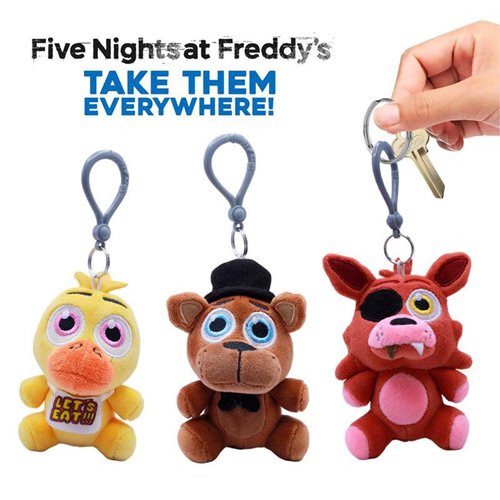 Five Nights at Freddy's Series 2 Plush Blind Box Backpack Clip Case of 18