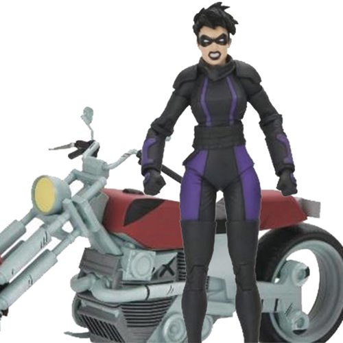 Teenage Mutant Ninja Turtles: The Last Ronin Casey Marie with Motorcycle 7-Inch Scale Action Figure