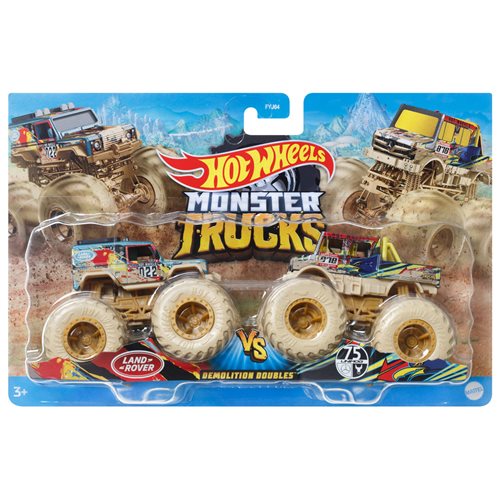 Hot Wheels Monster Trucks Demolition Doubles 1:64 Scale Mix 1 2-Pack Case of 12
