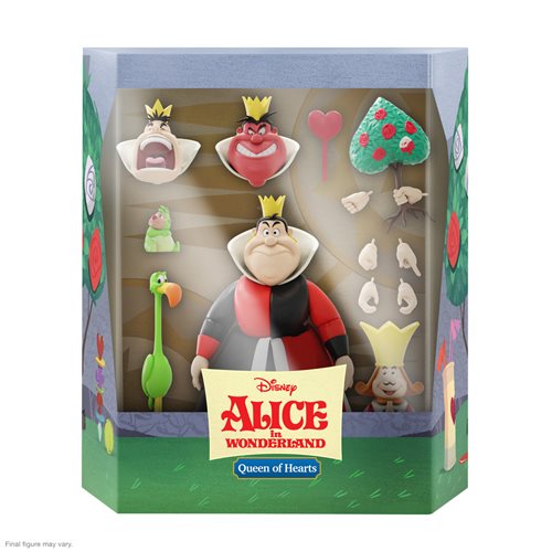 Disney Ultimates Alice in Wonderland Queen of Hearts 7-Inch Scale Action Figure
