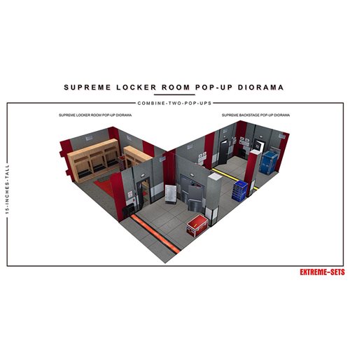 Supreme Locker Room Pop-Up 1:12 Scale Diorama
