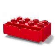 LEGO Red Desk Drawer 8 Storage Box