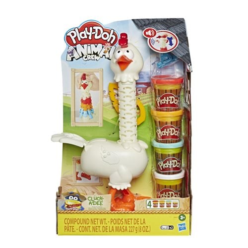 Play-Doh Animal Crew Cluck-a-Dee Feather Chicken Toy
