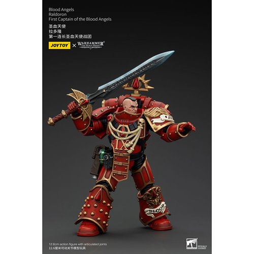 Joy Toy Warhammer The Horus Heresy Blood Angels Raldoron First Captain 1:18 Scale Action Figure