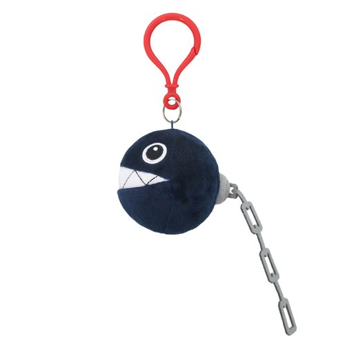 Super Mario Bros. Chain Chomp 4-Inch Plush Dangler Key Chain