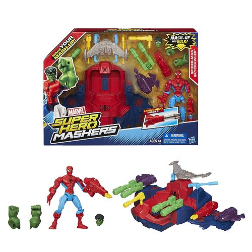 Marvel Super Hero Mashers Spider-Man Skycrawler Vehicle