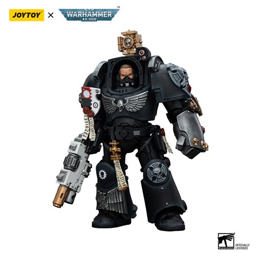 Joy Toy Warhammer 40,000 Iron Hands Captain in Terminator Armor 1:18 Scale Action Figure
