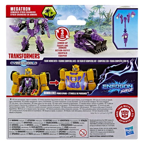 Transformers Cyberworld Megatron Armored Cyber Changers Energon Surge Action Figure
