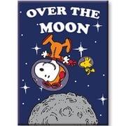 Peanuts in Space Over the Moon Flat Magnet